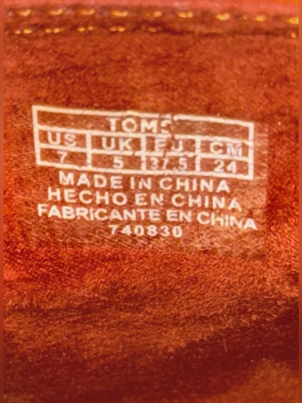 Toms suede wedge